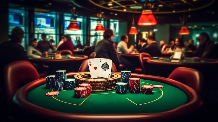 Pengguna menikmati hiburan digital esports dan kasino via aplikasi mobile